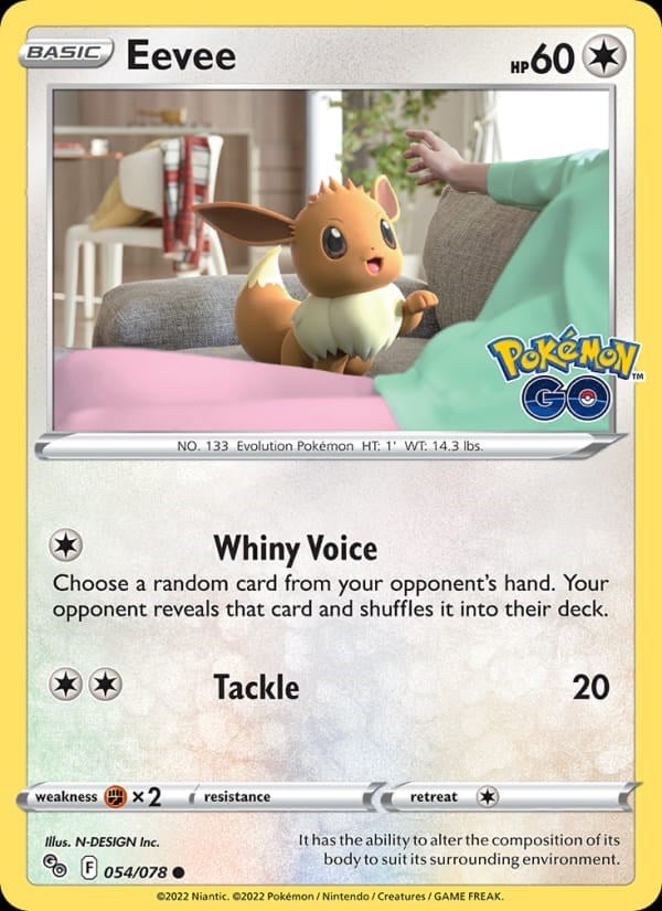 Eevee - Pokemon GO #054 #Normal