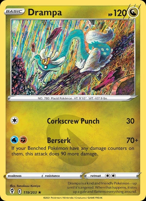 Evolving Skies - Drampa [Reverse Holo] #119