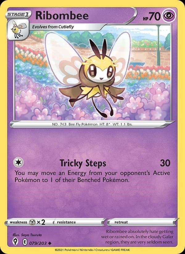 Evolving Skies - Ribombee [Reverse Holo] #79