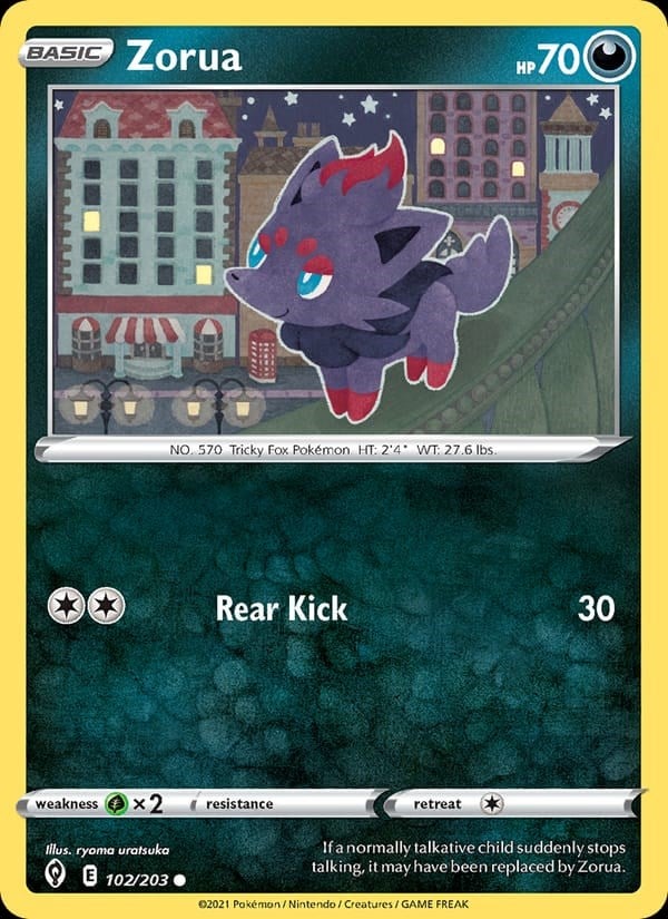 Evolving Skies - Zorua #102