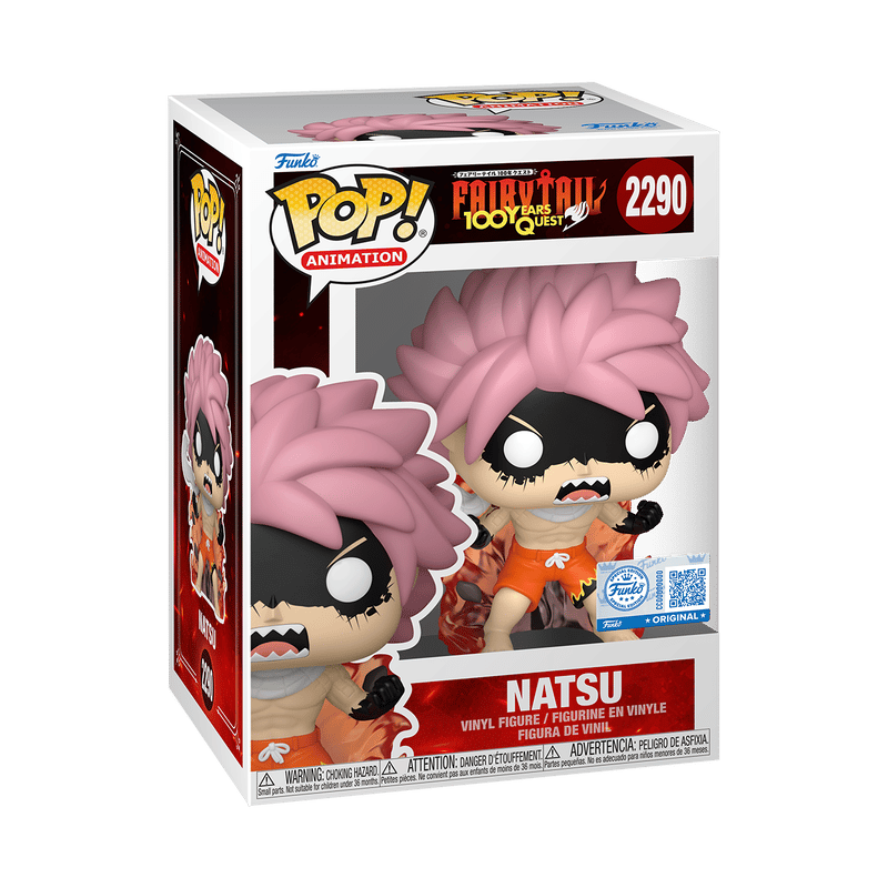 Funko POP! Animation: Fairy Tail 100 Years Quest- Natsu (.Fired up) #2290