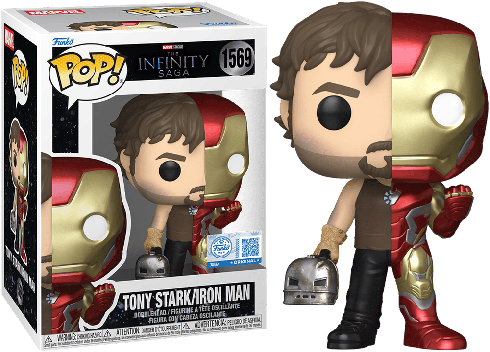 Funko Pop! Marvel - Split Iron Man / Tony Stark #1569