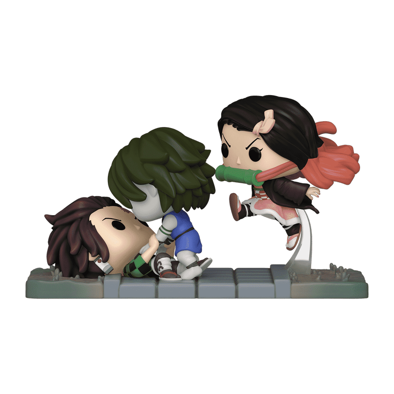 Funko Pop! Moment Demon Slayer - Tanjiro & Nezuko vs Temple Demon #1419