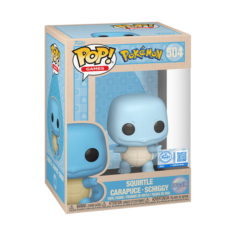 Funko Pop! Pokémon - Squirtle (Soft Color) #504