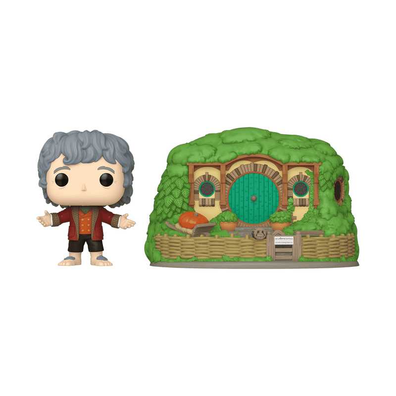 Funko Pop! The Lord of the Rings - Town Bilbo Baggins with Bag-End #39