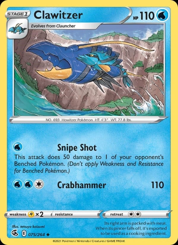 Fusion Strike - Clawitzer #75