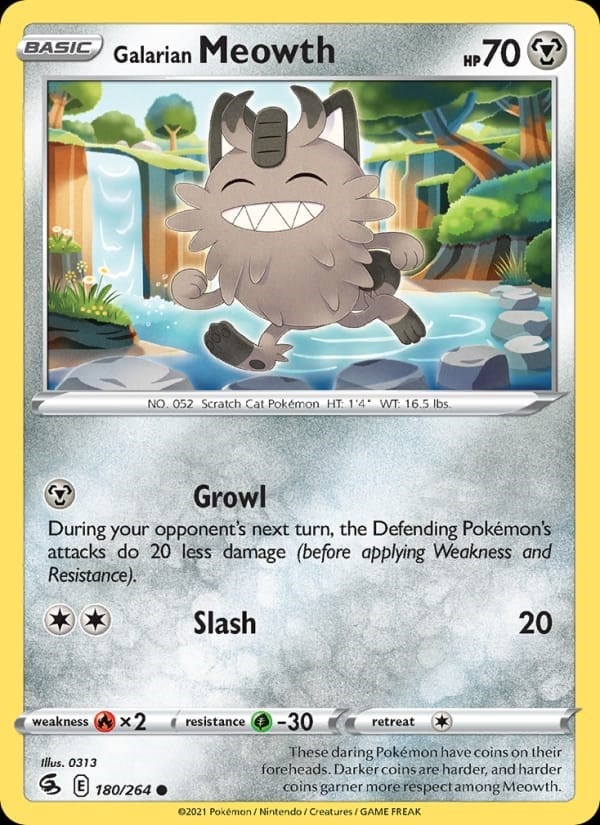 Fusion Strike - Galarian Meowth #180