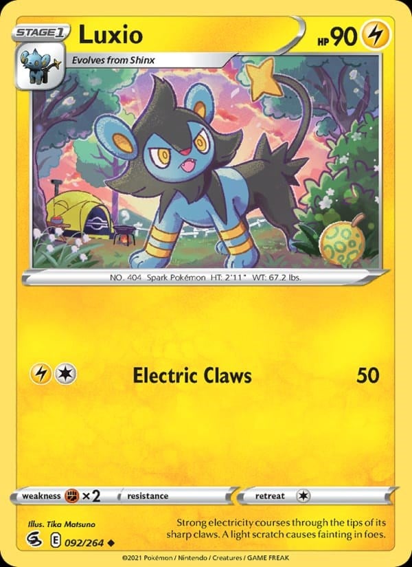 Fusion Strike - Luxio [Reverse Holo] #92