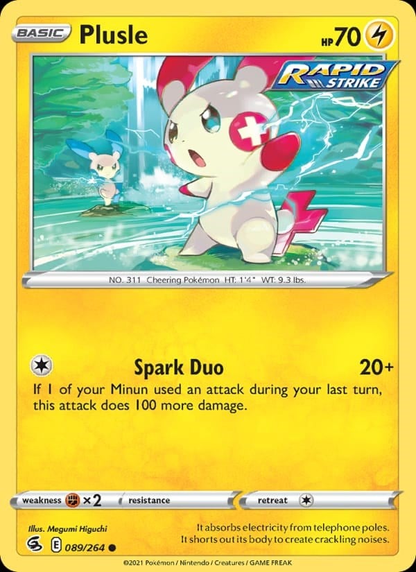 Fusion Strike - Plusle #89