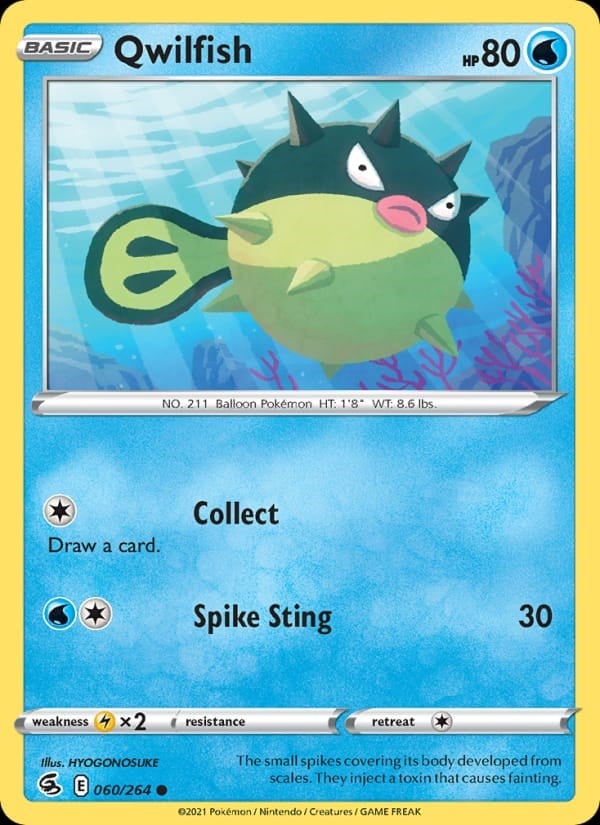 Fusion Strike - Qwilfish #60