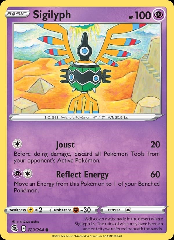 Fusion Strike - Sigilyph #123