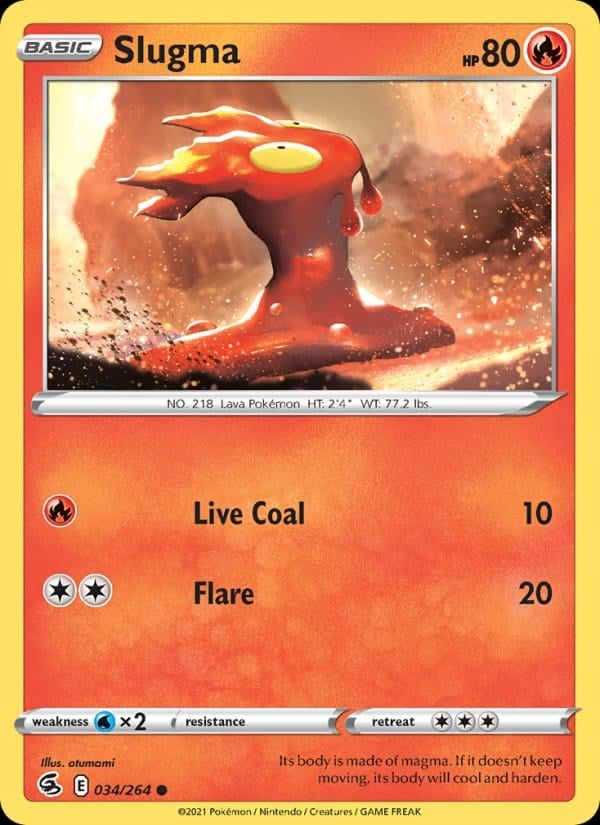 Fusion Strike - Slugma #34