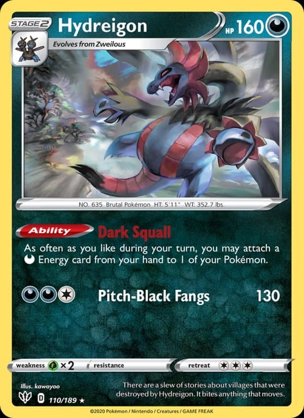Hydreigon - Darkness Ablaze #110 #Normal