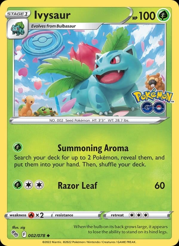 Ivysaur - Pokemon GO #002 #Normal