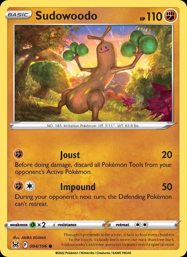 Lost Origin - Sudowoodo #094
