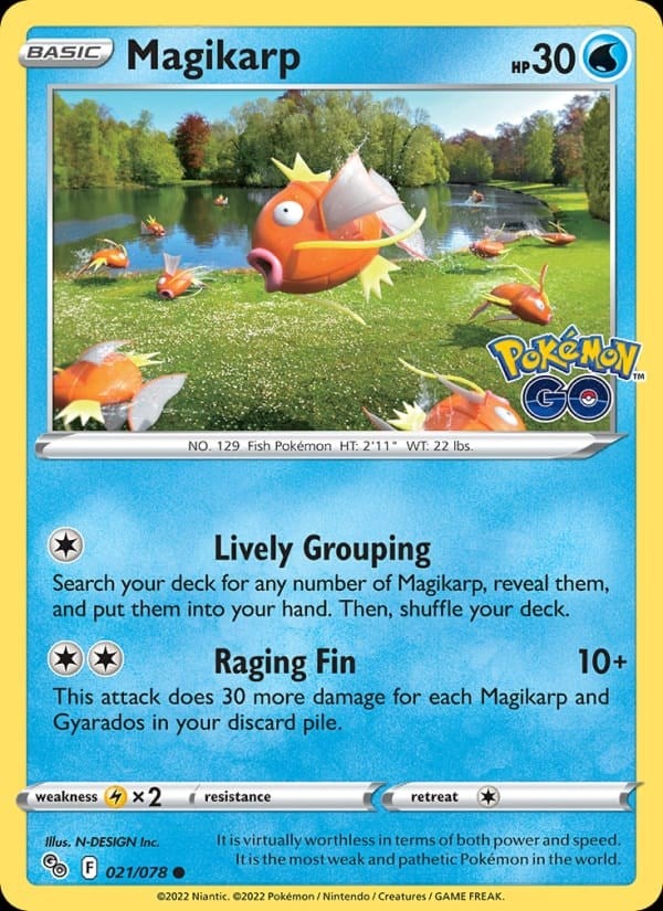 Magikarp - Pokemon GO #021 #Normal