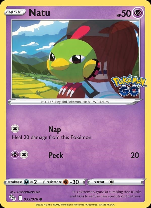 Natu - Pokemon GO #032 #Normal