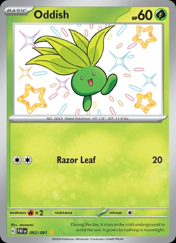 Oddish - Paldean Fates #092