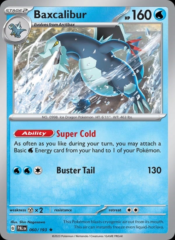 Paldea Evolved - Baxcalibur [Reverse Holo] #060