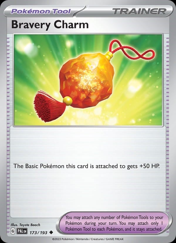 Paldea Evolved - Bravery Charm [Reverse Holo] #173