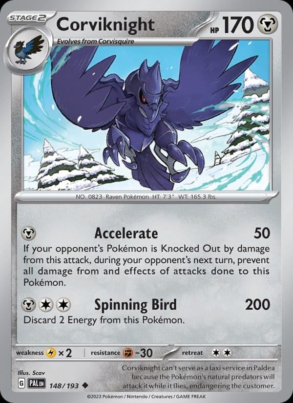 Paldea Evolved - Corviknight #148