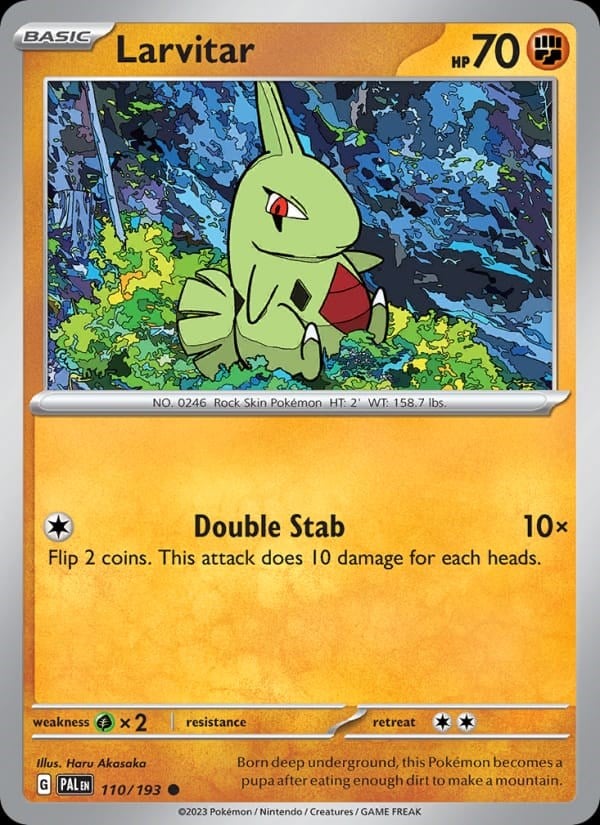 Paldea Evolved - Larvitar #110