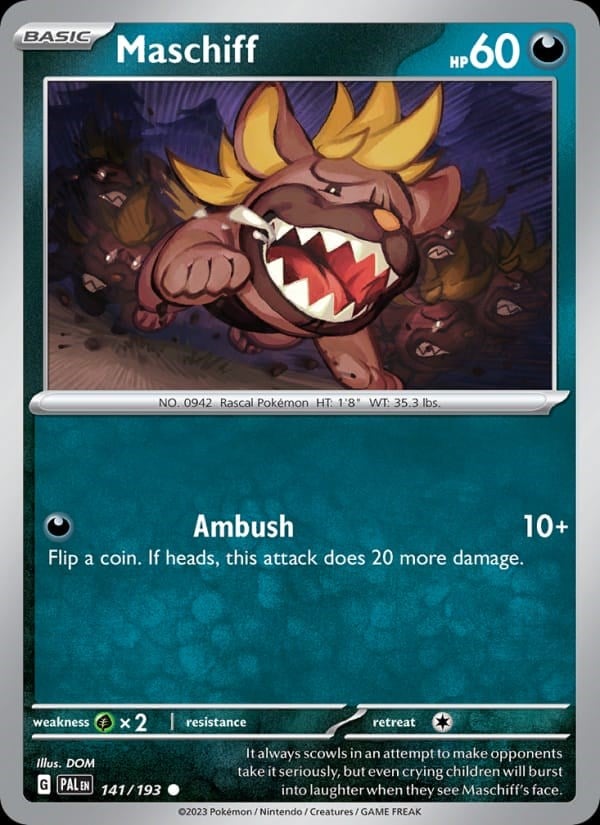 Paldea Evolved - Maschiff #141