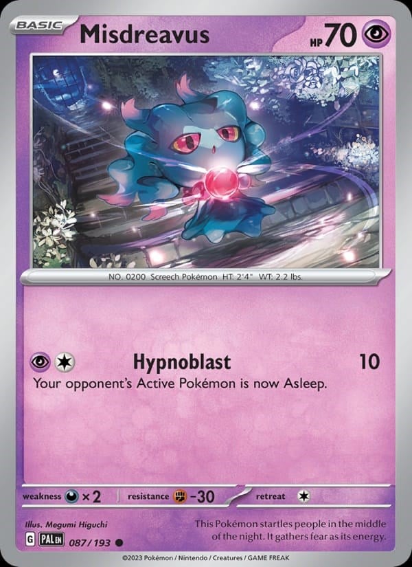 Paldea Evolved - Misdreavus #087