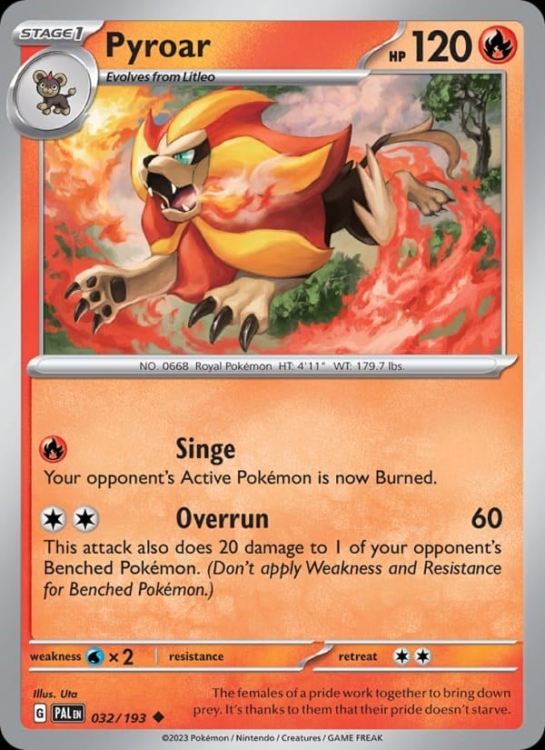 Paldea Evolved - Pyroar #032