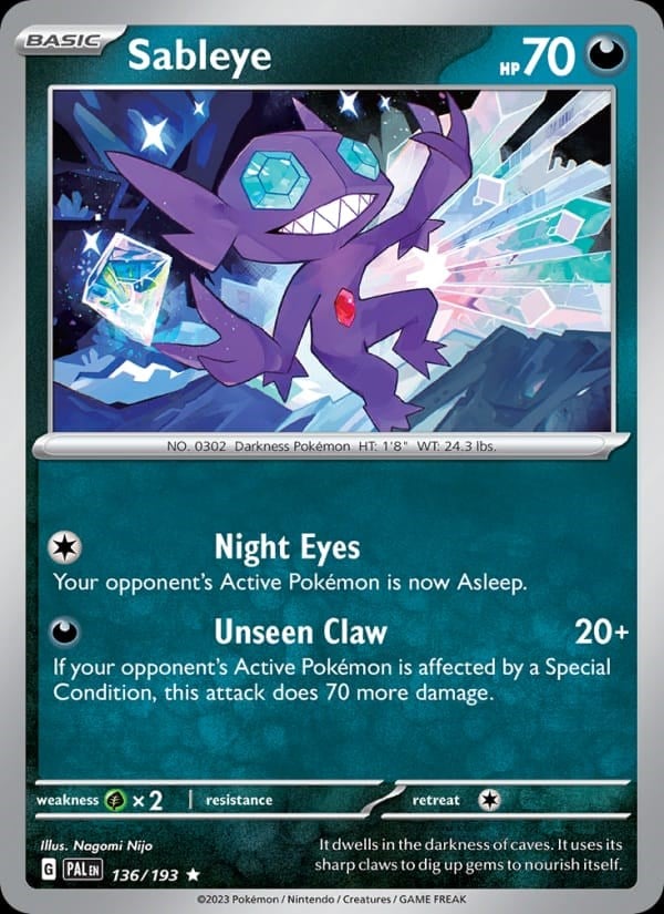 Paldea Evolved - Sableye [Holo] #136