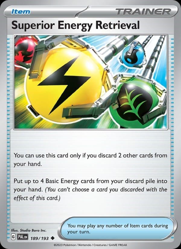 Paldea Evolved - Superior Energy Retrieval #189