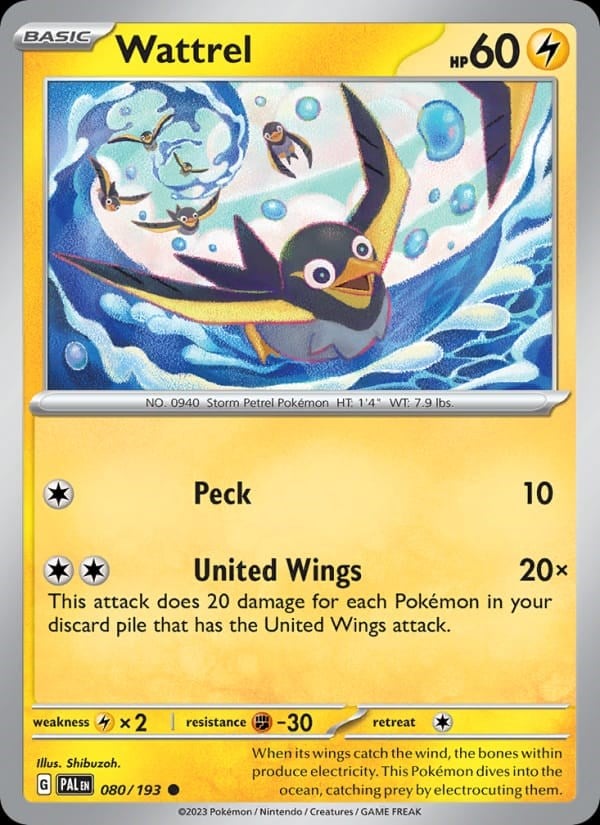 Paldea Evolved - Wattrel #080