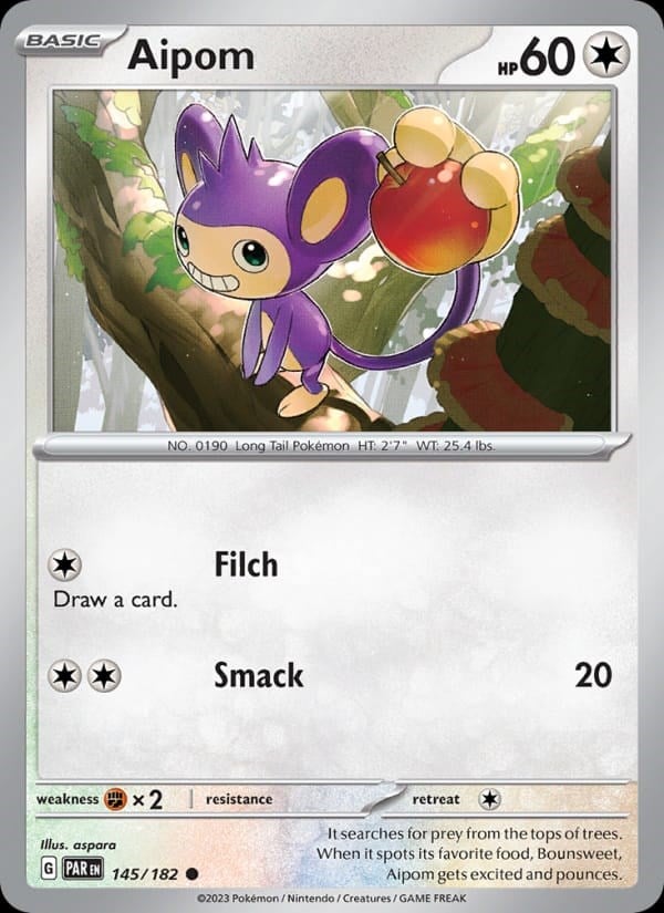 Paradox Rift - Aipom #145