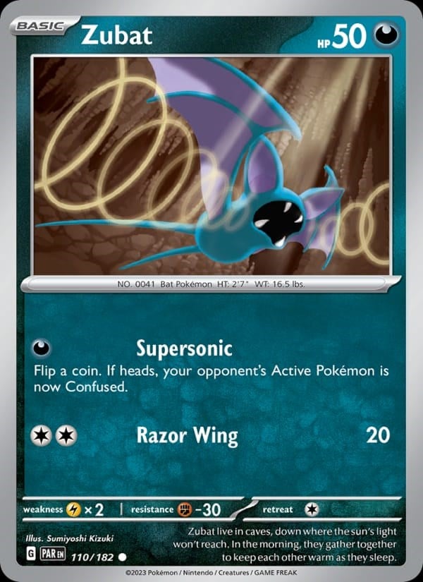 Paradox Rift - Zubat [Reverse Holo] #110