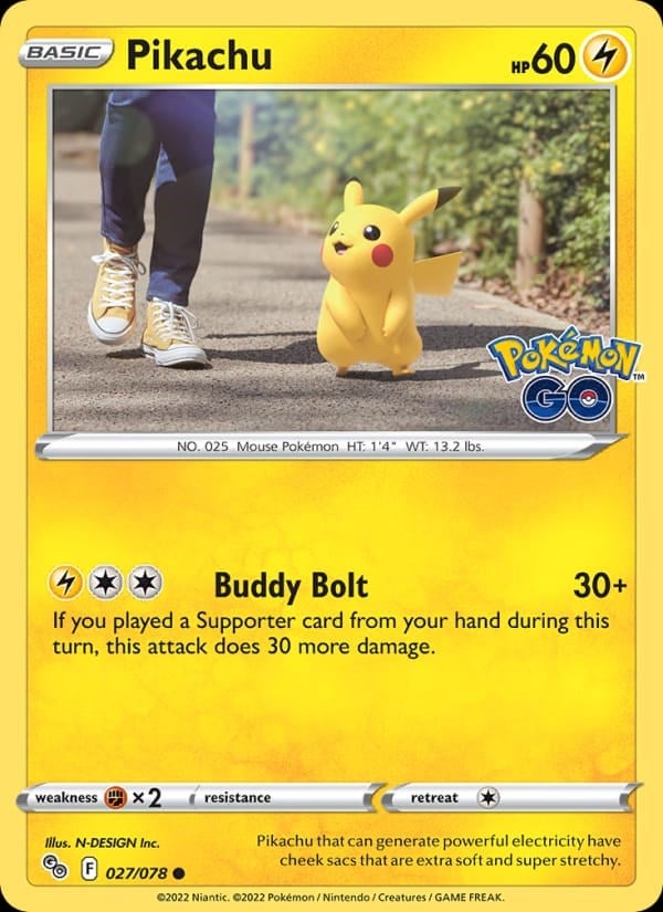 Pikachu - Pokemon GO #027 #Normal