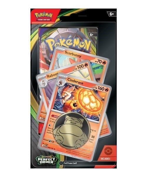 Pokémon TCG: Mega Evolution: Perfect Order Cindirace Premium Checklane Blister (Ön Sipariş)