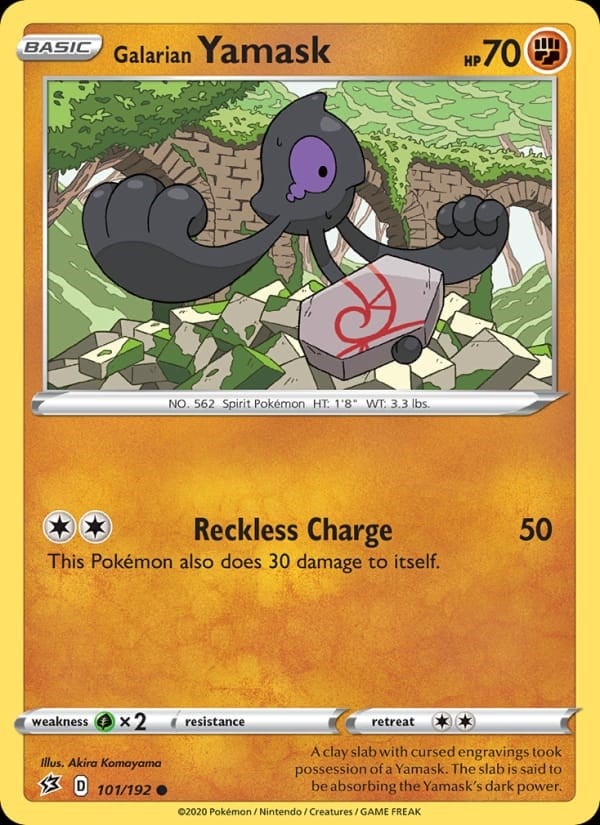 Rebel Clash - Galarian Yamask #101