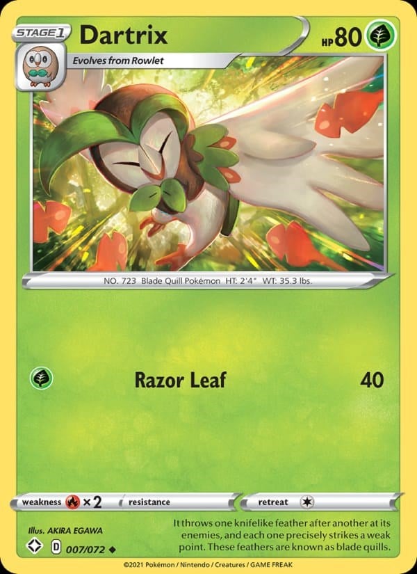 Shining Fates - Dartrix #7