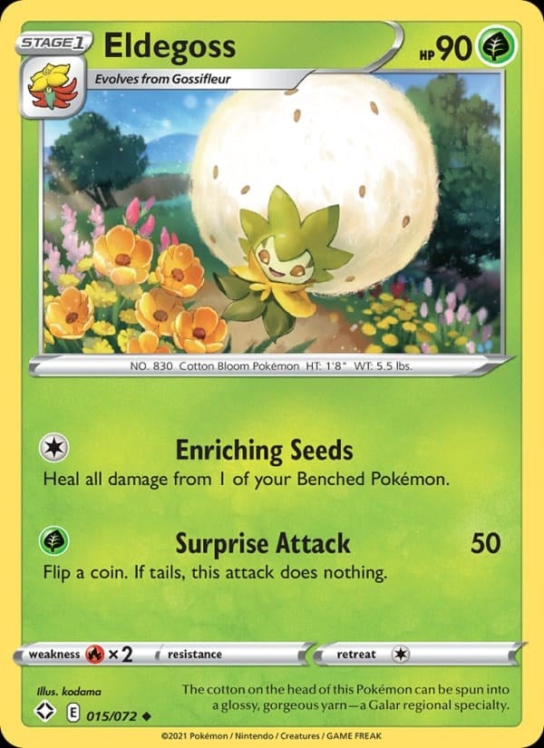 Shining Fates - Eldegoss #15