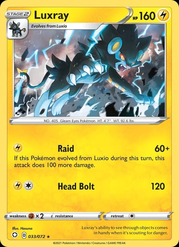 Shining Fates - Luxray [Holo] #33