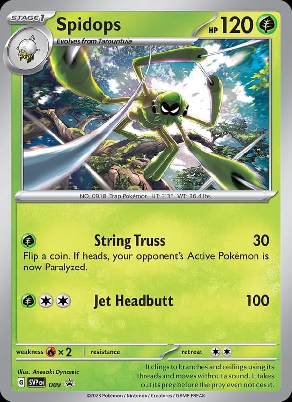 Spidops - SVP Black Star Promos #009