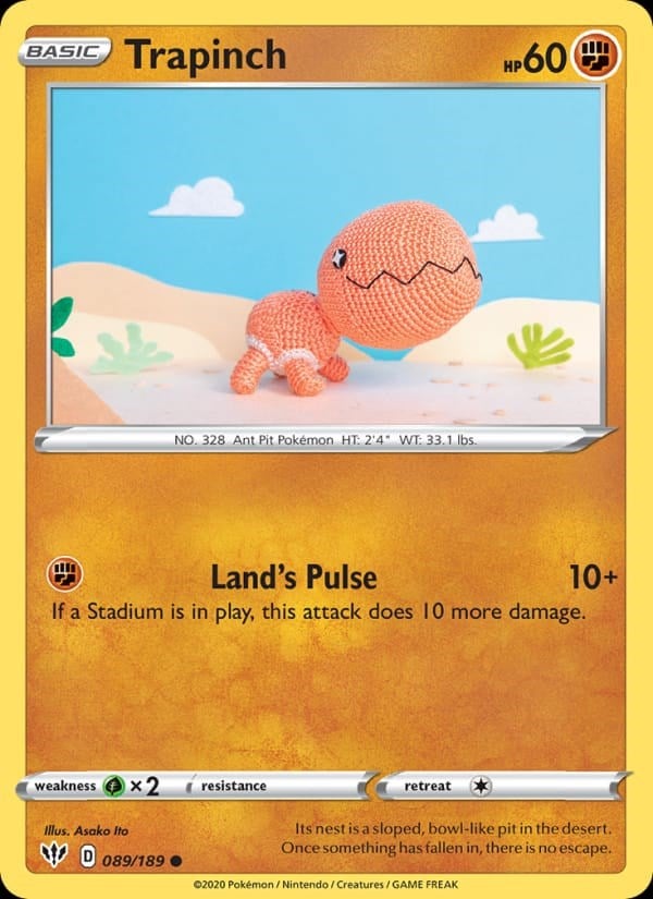 Trapinch - Darkness Ablaze #89 #Normal