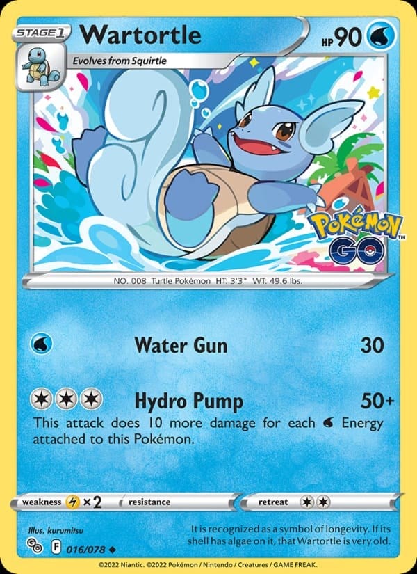 Wartortle - Pokemon GO #016 #Normal