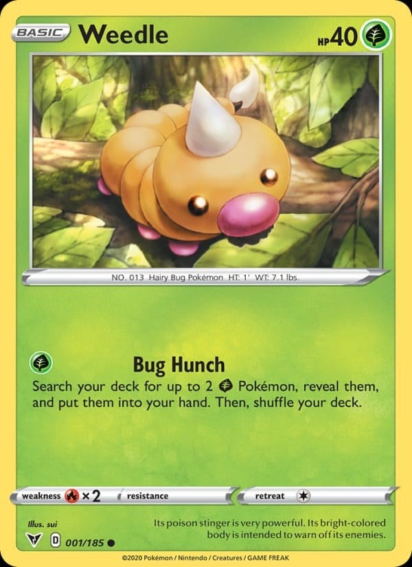 Weedle - Vivid Voltage #1 #Normal