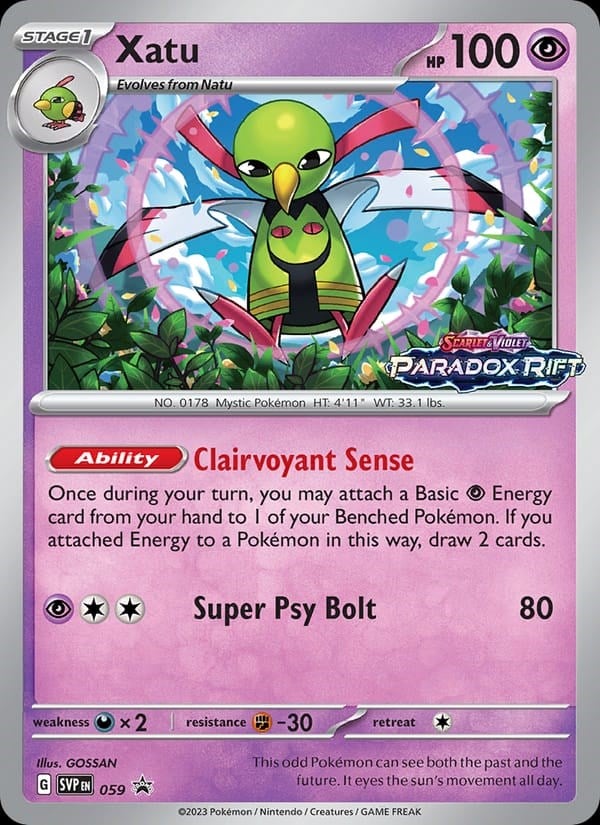 Xatu - SVP Black Star Promos #059