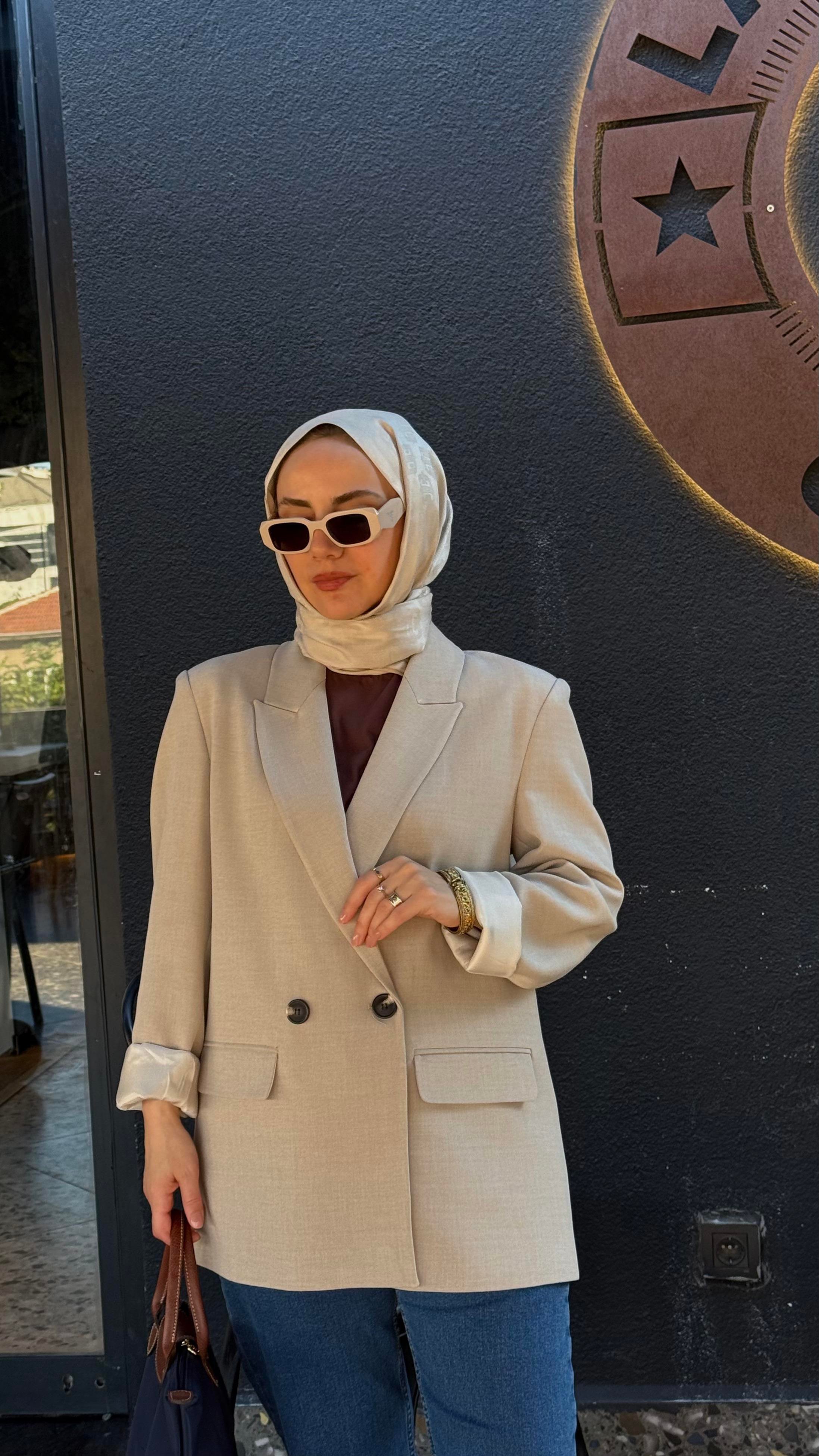 Blazer Ceket Taş