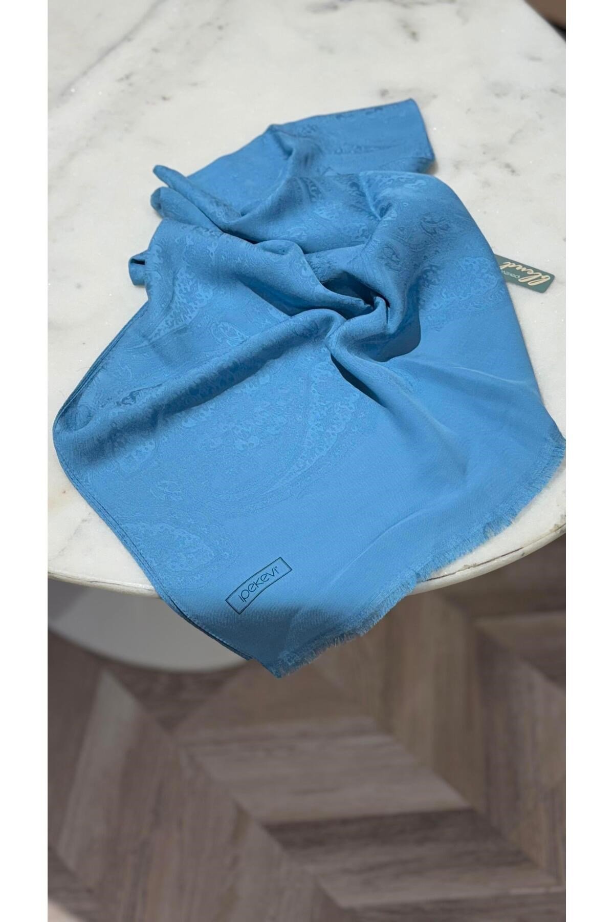 Desen Şal 4372 İndigo