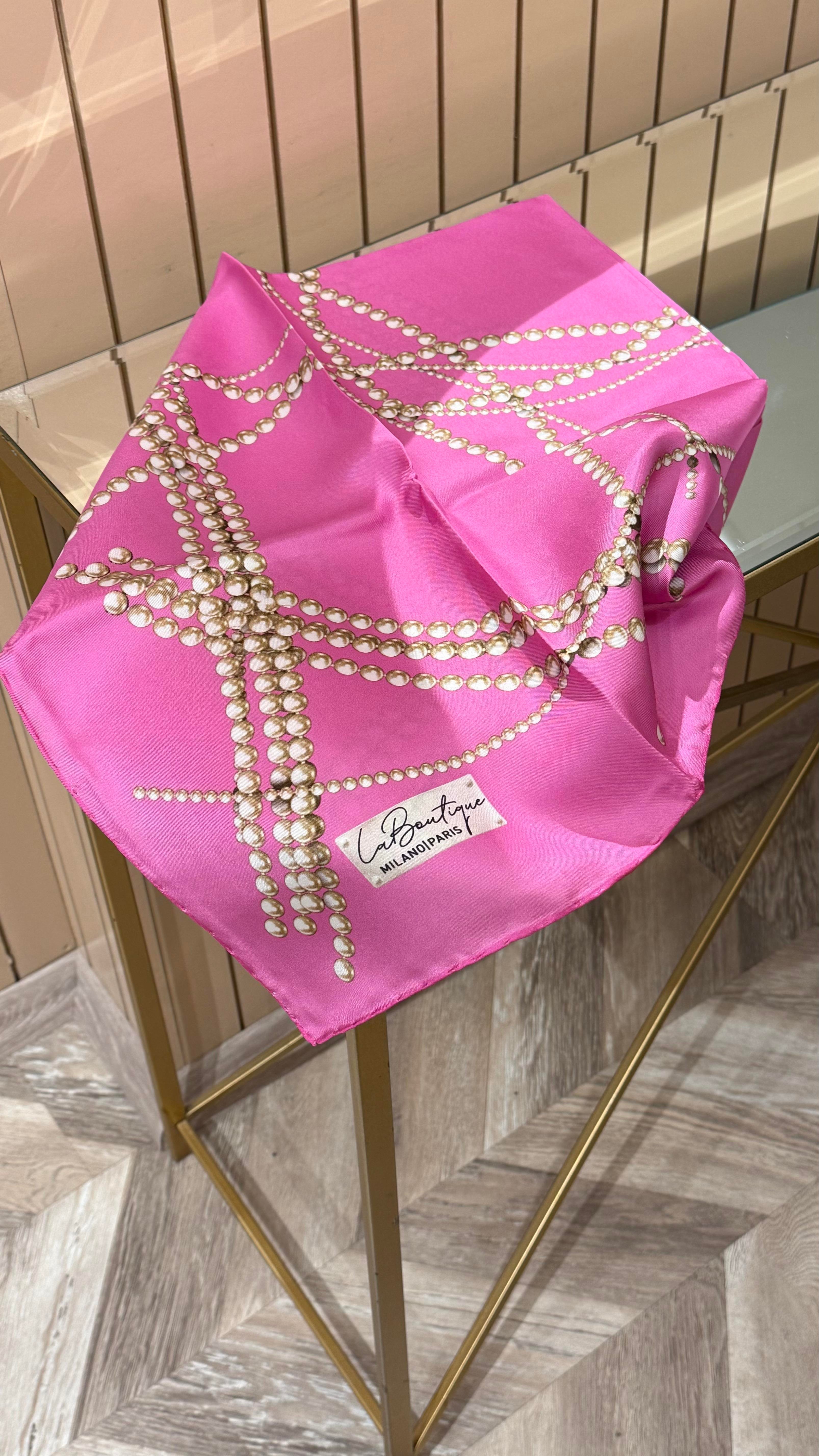 La Boutique Yeni Sezon Twill İpek Eşarp 1808-08