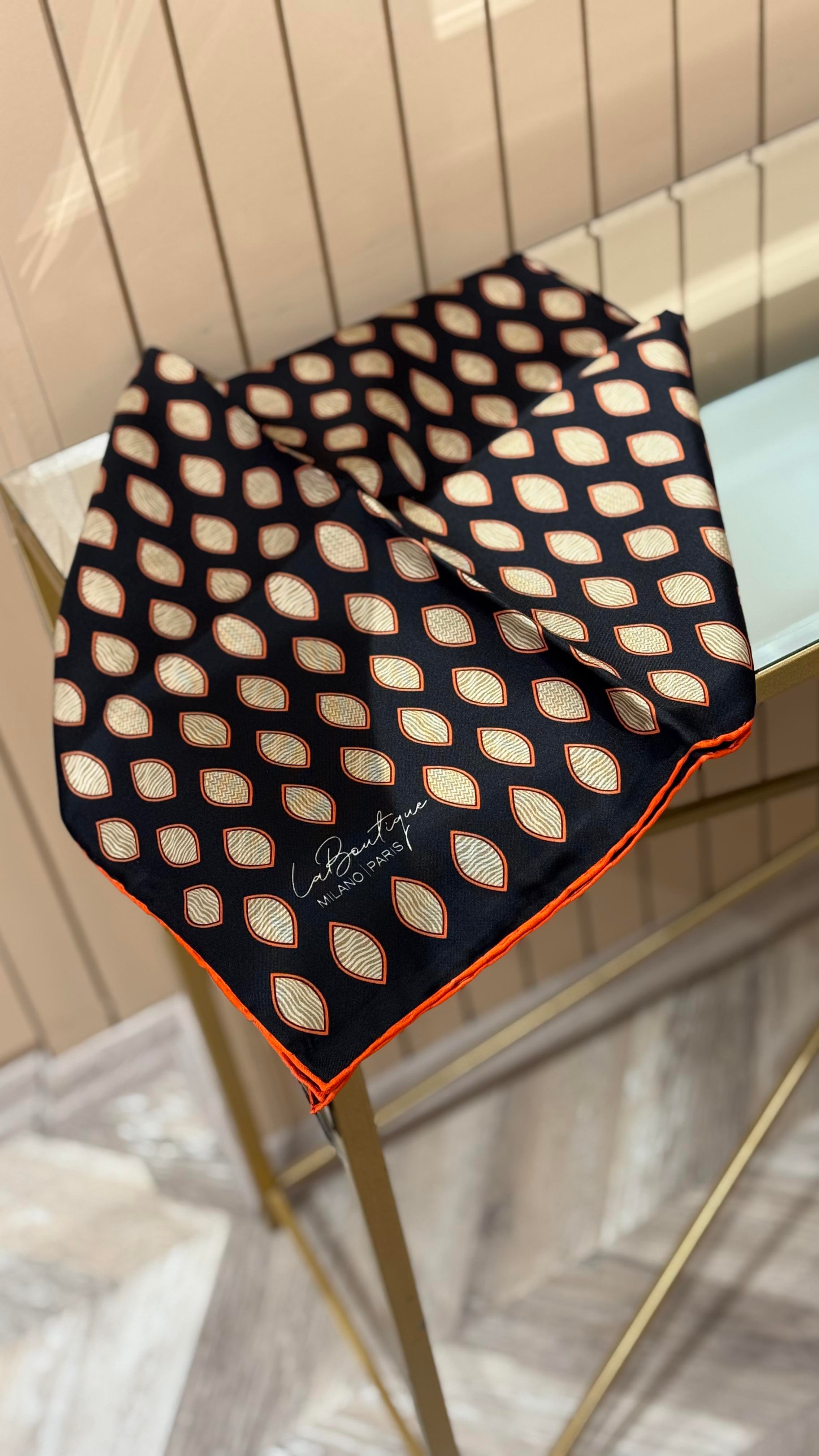 La Boutique Yeni Sezon Twill İpek Eşarp 2543-02