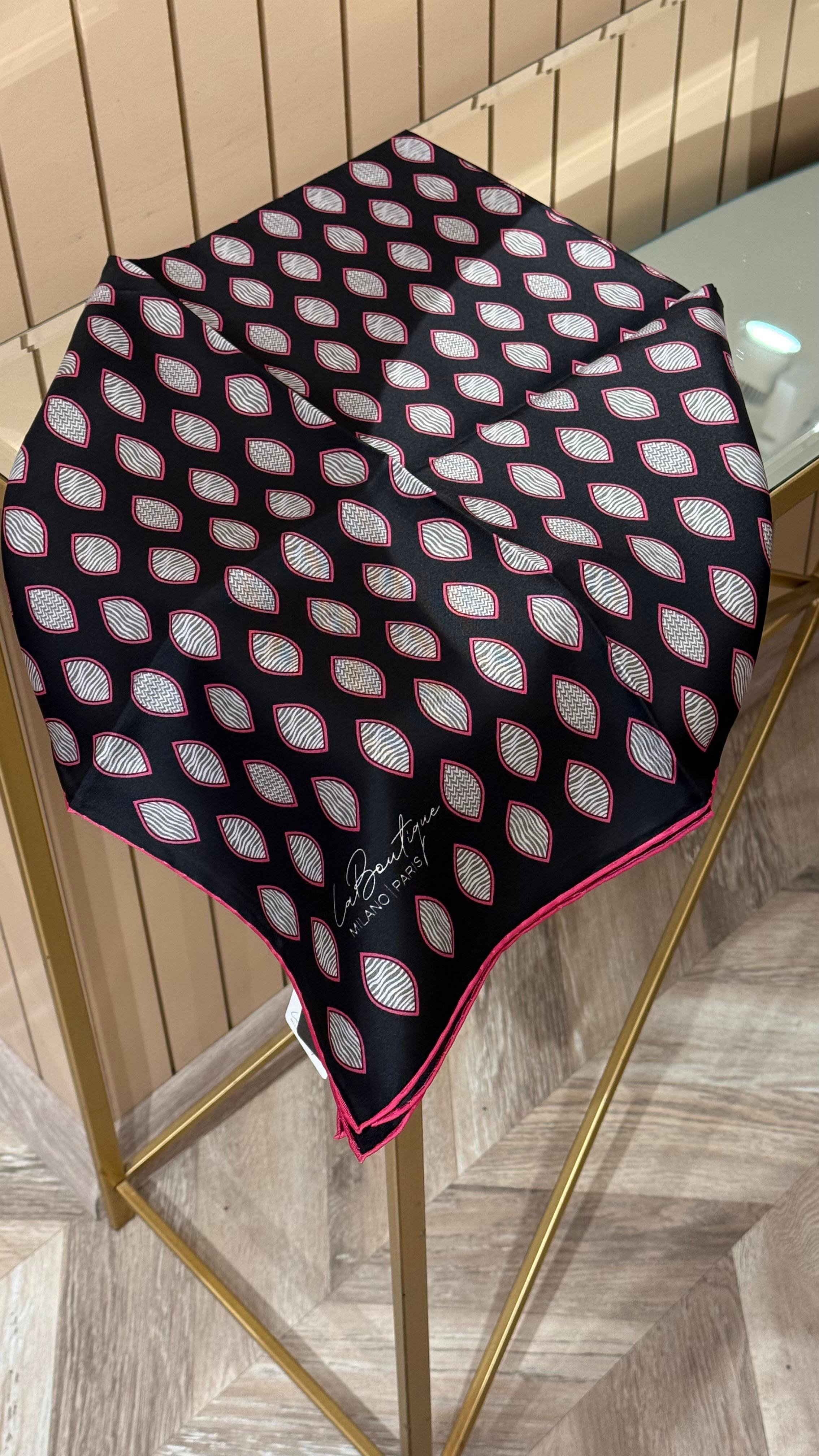 La Boutique Yeni Sezon Twill İpek Eşarp 2543-01